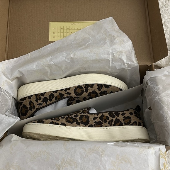 Söfft Somers Slip-On Sneaker (Women) 9M Leopard Tan Knit - Picture 8 of 9